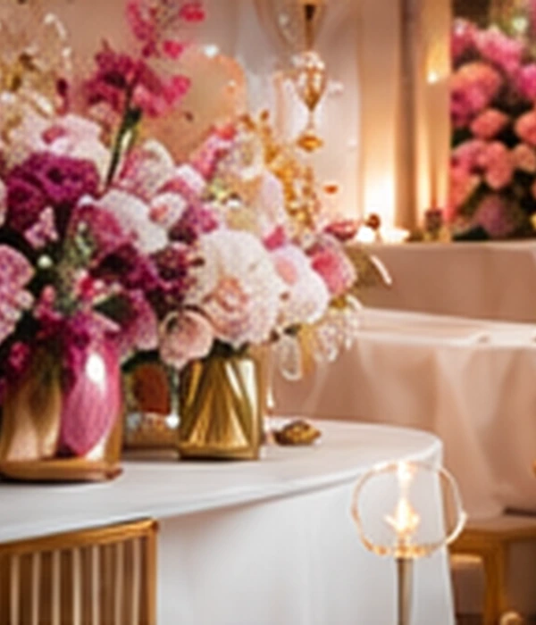 Romantic floral styling