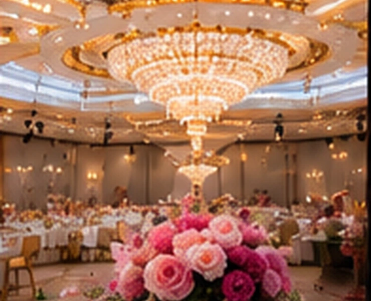 Grand ballroom chandelier